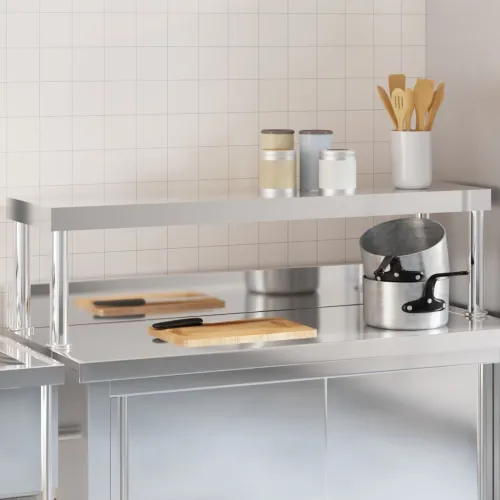 Polica za radni stol 110 x 30 x 35 cm od nehrđajućeg čelika - 110 x 30 x 35 cm 1 110 x 30 x 35 cm Cijena