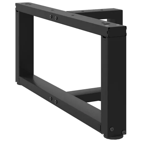 Noge za klub stolić T-oblika 2 kom Crne 70x25x(30-31) cm Čelik - Crna 70 x 25 x (30-31) cm Cijena