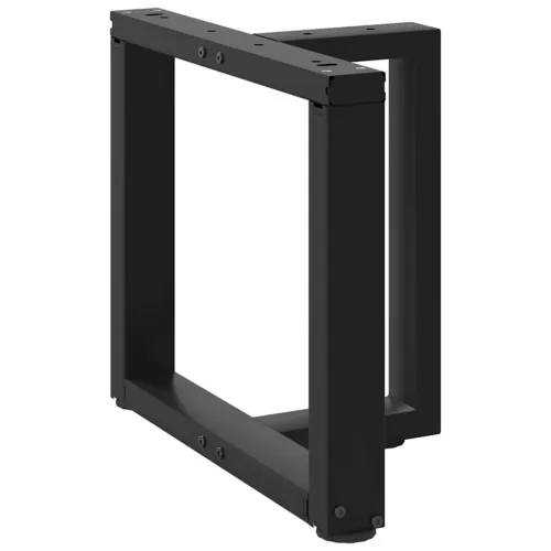 Noge za klub stolić T-oblika 2 kom Crne 50x25x(42-43) cm Čelik - Crna 50 x 25 x (42-43) cm Cijena