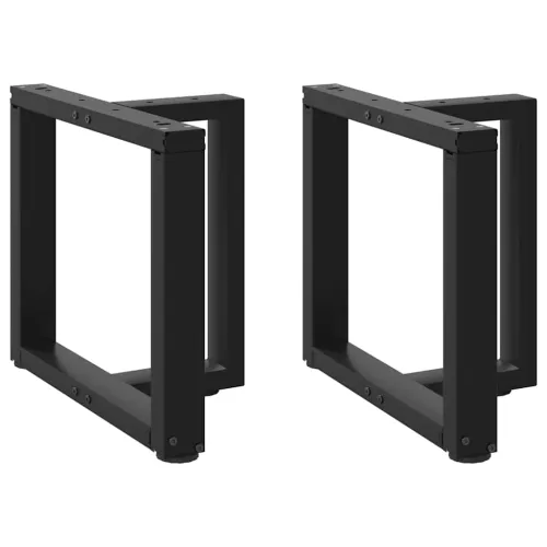 Noge za klub stolić T-oblika 2 kom Crne 50x25x(42-43) cm Čelik - Crna 50 x 25 x (42-43) cm Cijena