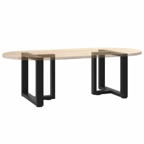 Noge za klub stolić T-oblika 2 kom Crne 50x25x(42-43) cm Čelik - Crna 50 x 25 x (42-43) cm Cijena