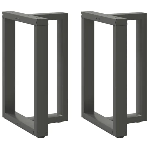 Noge za blagovaonski stol T-oblika 2 kom antracit 60x35x(72-73) cm čelik - Antracit 60 x 35 x (72-73) cm Cijena