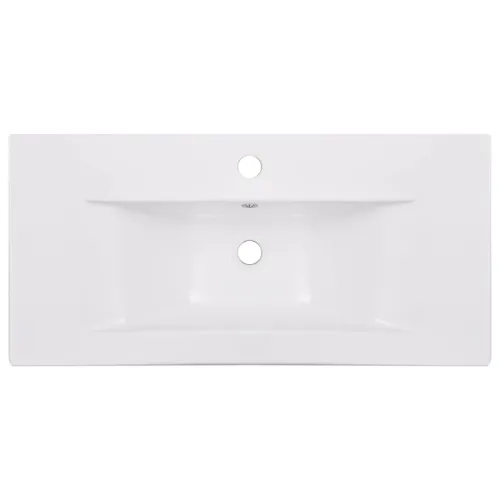 Ugradbeni Lavabo - Umivaonik 81 x 39,5 x 18,5 cm keramički bijeli - 81 x 39.5 x 18.5 cm Cijena
