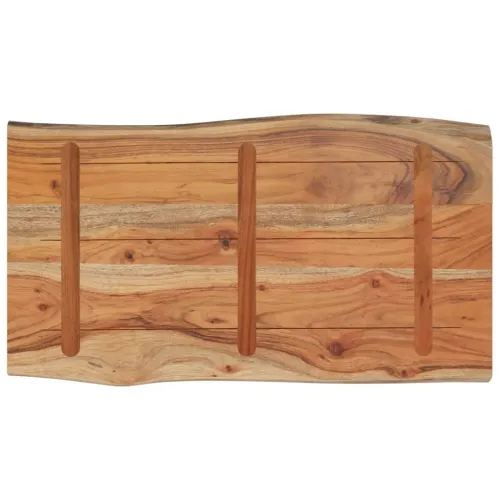 Stolna ploča 70x40x2,5 cm pravokutna bagremovo drvo živi rub - Bagremovo drvo (prirodno) 70 x 40 cm 25 mm Cijena