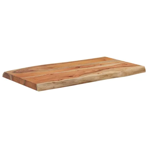 Stolna ploča 70x40x2,5 cm pravokutna bagremovo drvo živi rub - Bagremovo drvo (prirodno) 70 x 40 cm 25 mm Cijena