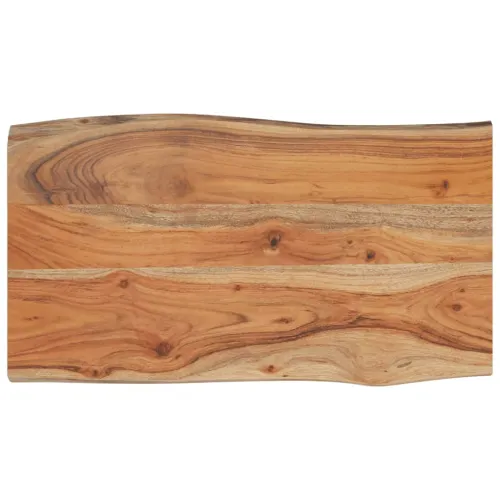 Stolna ploča 70x40x2,5 cm pravokutna bagremovo drvo živi rub - Bagremovo drvo (prirodno) 70 x 40 cm 25 mm Cijena