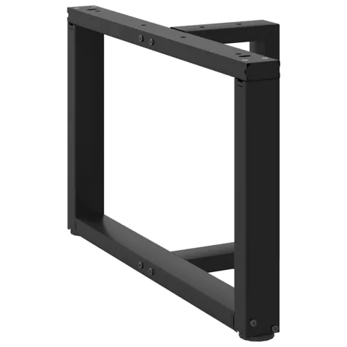 Noge za klub stolić T-oblika 2 kom Crne 70x25x(42-43) cm Čelik - Crna 70 x 25 x (42-43) cm Cijena