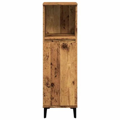 Kupaonski ormarić staro drvo 30x30x100 cm konstruirano drvo - Staro drvo Cijena
