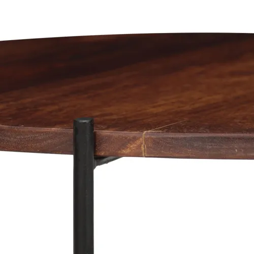 2-dijelni set stolića za kavu od masivnog drva akacije 60x35 cm Cijena