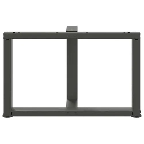 Noge za klub stolić T-oblika 2 kom antracit 70x25x(42-43) cm čelik - Antracit 70 x 25 x (42-43) cm Cijena