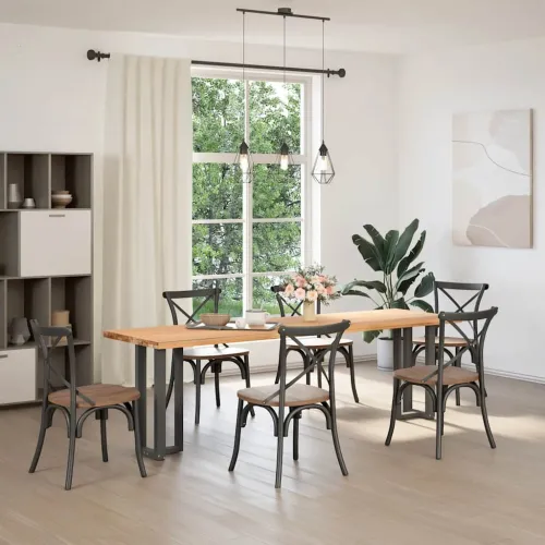Noge za konzolni stol T-oblika 2 kom antracit 38x25x(72-73) cm čelik - Antracit 38 x 25 x (72-73) cm Cijena