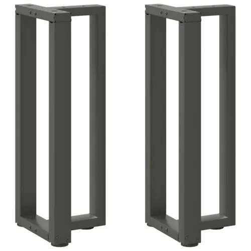 Noge za konzolni stol T-oblika 2 kom antracit 38x25x(72-73) cm čelik - Antracit 38 x 25 x (72-73) cm Cijena