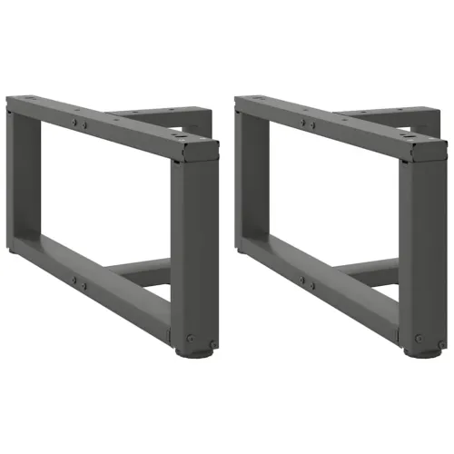 Noge za klub stolić T-oblika 2 kom antracit 70x25x(30-31) cm čelik - Antracit 70 x 25 x (30-31) cm Cijena