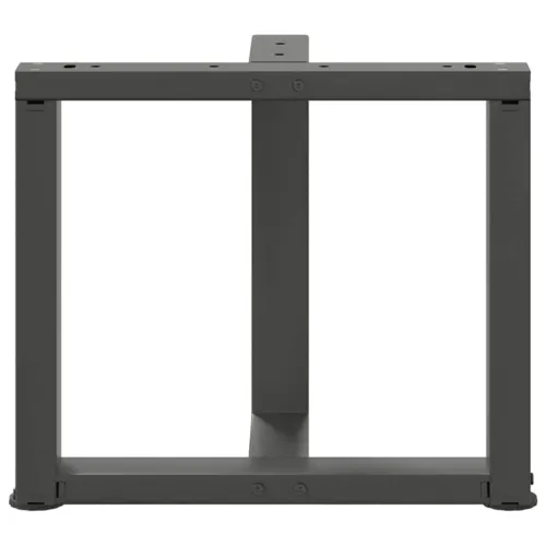 Noge za klub stolić T-oblika 2 kom antracit 50x25x(42-43) cm čelik - Antracit 50 x 25 x (42-43) cm Cijena