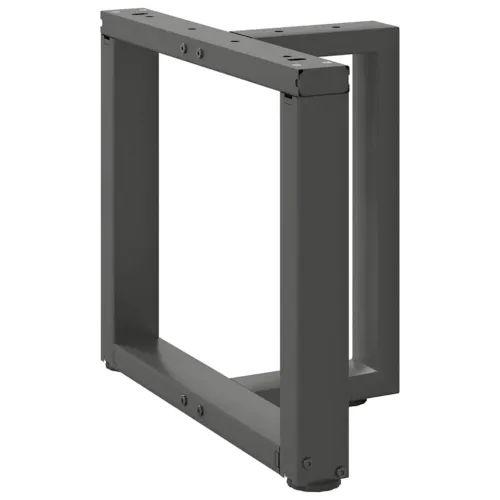 Noge za klub stolić T-oblika 2 kom antracit 50x25x(42-43) cm čelik - Antracit 50 x 25 x (42-43) cm Cijena