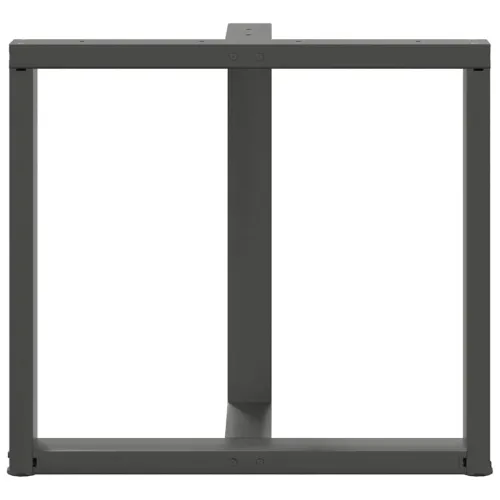 Noge za blagovaonski stol T-oblika 2 kom antracit 70x35x(72-73) cm čelik - Antracit 70 x 35 x (72-73) cm Cijena