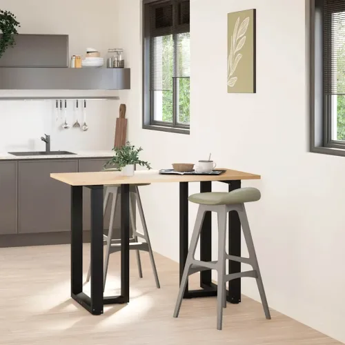 Noge za barski stol T-oblika 2 kom Crne 60x35x(90-91) cm Čelik - Crna 60 x 35 x (90-91) cm Cijena