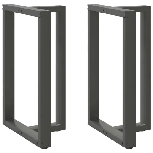 Noge za barski stol T-oblika 2 kom antracit 60x35x(90-91) cm čelik - Antracit 60 x 35 x (90-91) cm Cijena