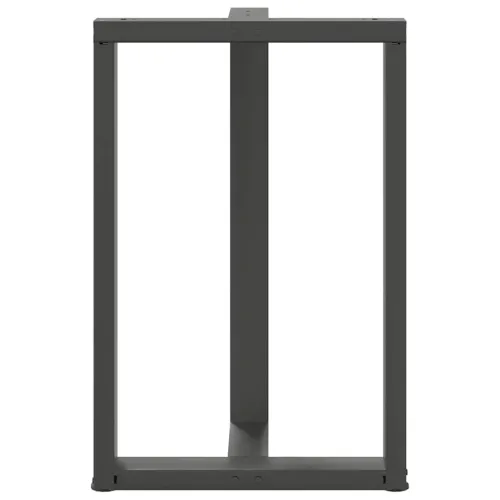Noge za barski stol T-oblika 2 kom antracit 60x35x(90-91) cm čelik - Antracit 60 x 35 x (90-91) cm Cijena