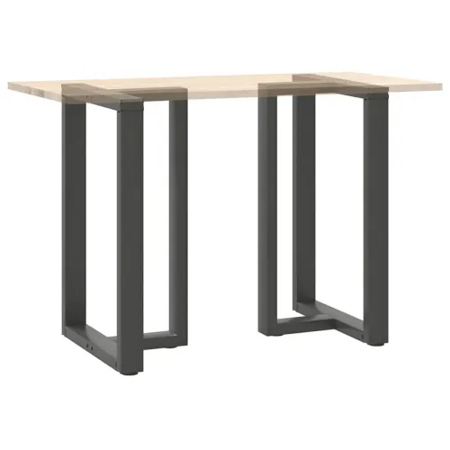 Noge za barski stol T-oblika 2 kom antracit 60x35x(90-91) cm čelik - Antracit 60 x 35 x (90-91) cm Cijena