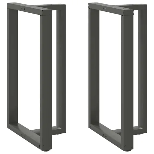 Noge za barski stol T-oblika 2 kom antracit 60x35x(100-101) cm čelik - Antracit 60 x 35 x (100-101) cm Cijena