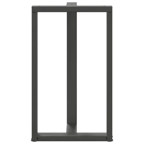 Noge za barski stol T-oblika 2 kom antracit 60x35x(100-101) cm čelik - Antracit 60 x 35 x (100-101) cm Cijena