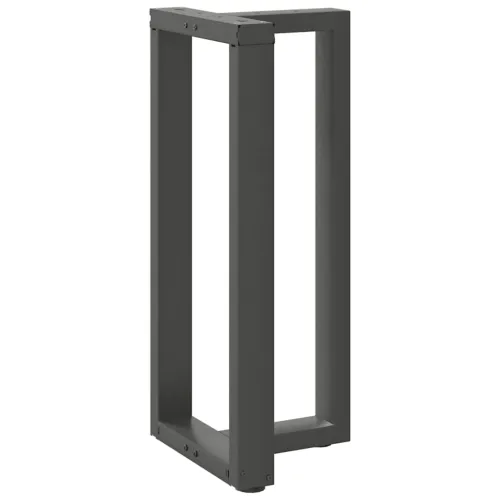 Noge za barski stol T-oblika 2 kom antracit 50x35x(90-91) cm čelik - Antracit 50 x 35 x (90-91) cm Cijena