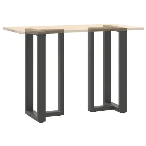 Noge za barski stol T-oblika 2 kom antracit 50x35x(90-91) cm čelik - Antracit 50 x 35 x (90-91) cm Cijena