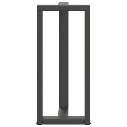 Noge za barski stol T-oblika 2 kom antracit 50x35x(90-91) cm čelik - Antracit 50 x 35 x (90-91) cm Cijena