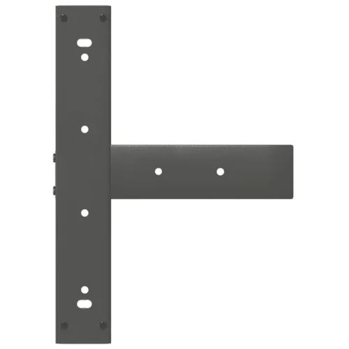 Noge za barski stol T-oblika 2 kom antracit 50x35x(90-91) cm čelik - Antracit 50 x 35 x (90-91) cm Cijena