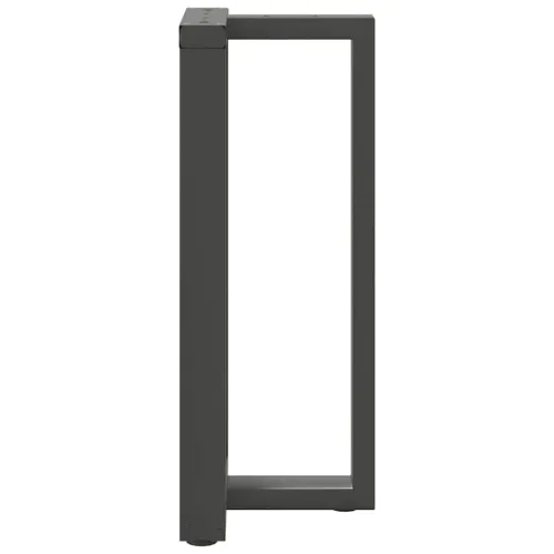 Noge za barski stol T-oblika 2 kom antracit 50x35x(90-91) cm čelik - Antracit 50 x 35 x (90-91) cm Cijena