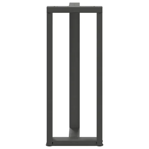 Noge za barski stol T-oblika 2 kom antracit 40x35x(100-101) cm čelik - Antracit 40 x 35 x (100-101) cm Cijena