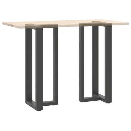 Noge za barski stol T-oblika 2 kom antracit 40x35x(100-101) cm čelik - Antracit 40 x 35 x (100-101) cm Cijena