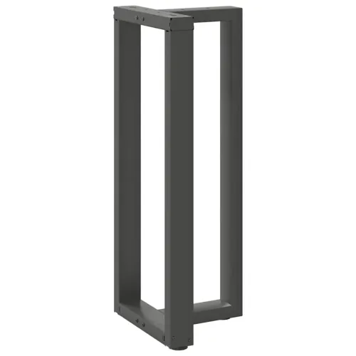 Noge za barski stol T-oblika 2 kom antracit 40x35x(100-101) cm čelik - Antracit 40 x 35 x (100-101) cm Cijena