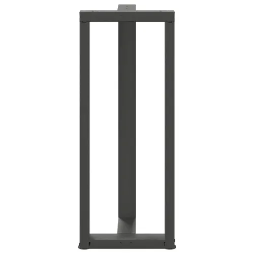 Noge za barski stol T-oblika 2 kom antracit 50x35x(100-101) cm čelik - Antracit 50 x 35 x (100-101) cm Cijena