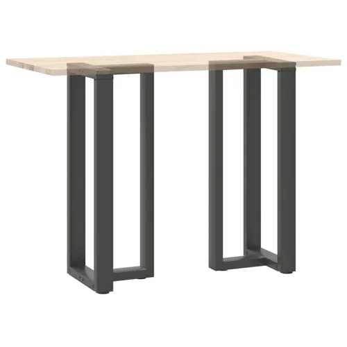 Noge za barski stol T-oblika 2 kom antracit 50x35x(100-101) cm čelik - Antracit 50 x 35 x (100-101) cm Cijena