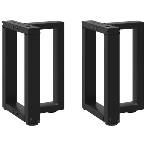 Noge za klub stolić T-oblika 2 kom Crne 38x25x(42-43) cm Čelik - Crna 38 x 25 x (42-43) cm Cijena