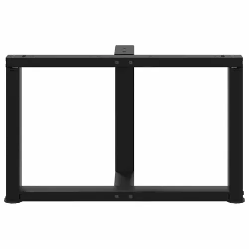 Noge za klub stolić T-oblika 2 kom Crne 60x25x(42-43) cm Čelik - Crna 60 x 25 x (42-43) cm Cijena