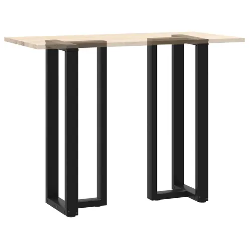 Noge za barski stol T-oblika 2 kom Crne 50x35x(110-111) cm Čelik - Crna 50 x 35 x (110-111) cm Cijena