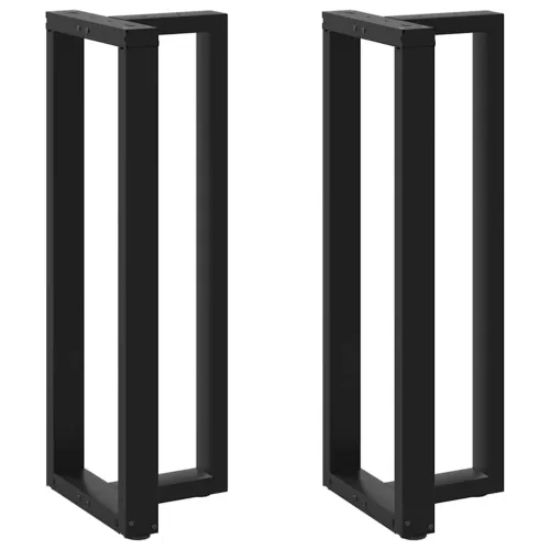 Noge za barski stol T-oblika 2 kom Crne 50x35x(110-111) cm Čelik - Crna 50 x 35 x (110-111) cm Cijena