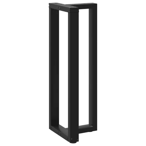Noge za barski stol T-oblika 2 kom Crne 50x35x(110-111) cm Čelik - Crna 50 x 35 x (110-111) cm Cijena