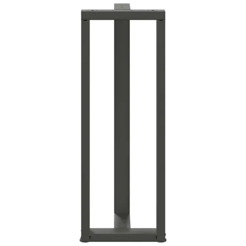 Noge za barski stol T-oblika 2 kom antracit 50x35x(110-111) cm čelik - Antracit 50 x 35 x (110-111) cm Cijena