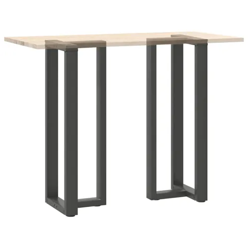 Noge za barski stol T-oblika 2 kom antracit 50x35x(110-111) cm čelik - Antracit 50 x 35 x (110-111) cm Cijena