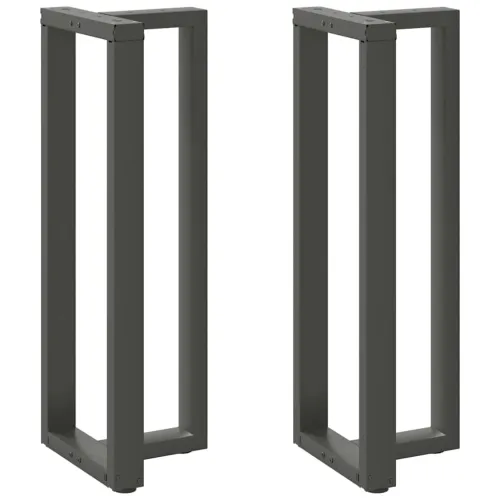 Noge za barski stol T-oblika 2 kom antracit 50x35x(110-111) cm čelik - Antracit 50 x 35 x (110-111) cm Cijena
