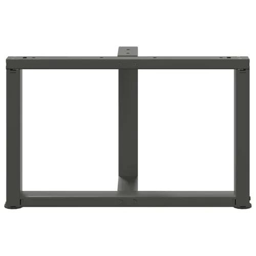 Noge za klub stolić T-oblika 2 kom antracit 60x25x(42-43) cm čelik - Antracit 60 x 25 x (42-43) cm Cijena