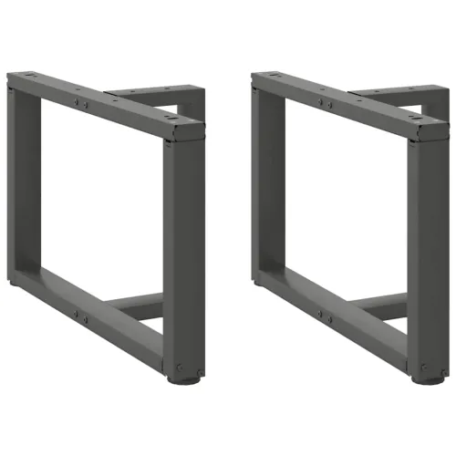 Noge za klub stolić T-oblika 2 kom antracit 60x25x(42-43) cm čelik - Antracit 60 x 25 x (42-43) cm Cijena