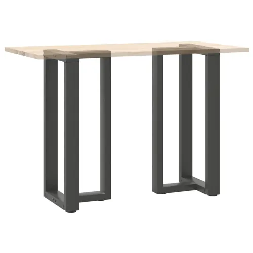 Noge za barski stol T-oblika 2 kom antracit 40x35x(90-91) cm čelik - Antracit 40 x 35 x (90-91) cm Cijena
