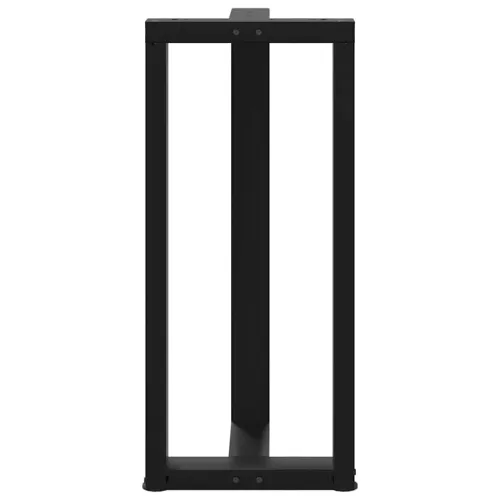 Noge za barski stol T-oblika 2 kom Crne 50x35x(90-91) cm Čelik - Crna 50 x 35 x (90-91) cm Cijena
