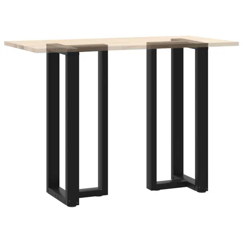 Noge za barski stol T-oblika 2 kom Crne 50x35x(100-101) cm Čelik - Crna 50 x 35 x (100-101) cm Cijena