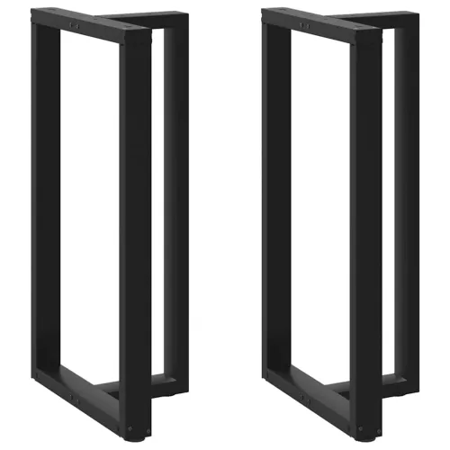 Noge za barski stol T-oblika 2 kom Crne 60x35x(110-111) cm Čelik - Crna 60 x 35 x (110-111) cm Cijena